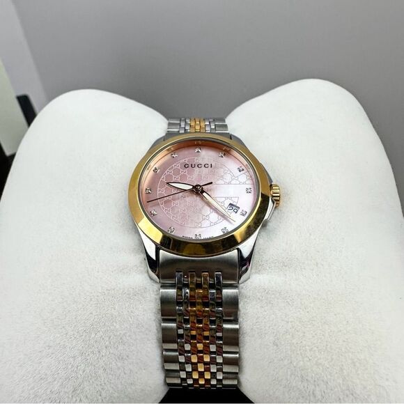 Gucci G-Timeless Pink 27mm Women’s Watch - Picture 5 of 8